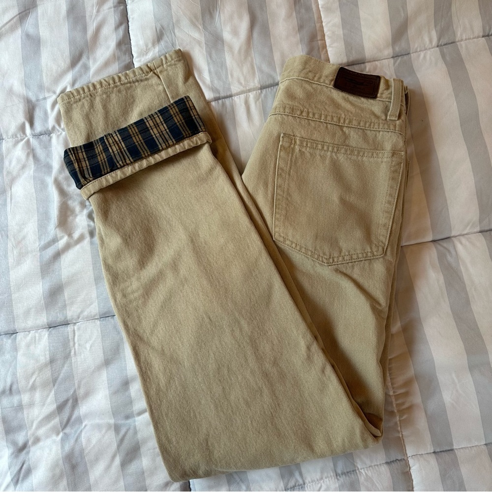 L.L. Bean Flannel Lined Jeans (30"x32")